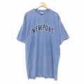 00s 半袖Tシャツ ニューポート ネイビー XL | 古着