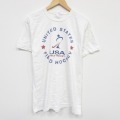 L★古着 半袖 ビンテージ Tシャツ メンズ 00年代 00s フィールドホッケー コットン クルーネック 白 ホワイト 25sep01 中古