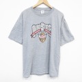 XL★古着 半袖 ビンテージ Tシャツ メンズ 00年代 00s オハイオ 大きいサイズ クルーネック グレー 霜降り 25sep01 中古