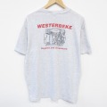 XL★古着 ヘインズ Hanes 半袖 ビンテージ Tシャツ メンズ 00年代 00s エンジン クルーネック 薄グレー 霜降り 25sep01 中古