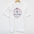M★古着 ヘインズ Hanes 半袖 ビンテージ Tシャツ メンズ 00年代 00s シーアイランド クルーネック 白 ホワイト 25sep01 中古