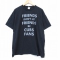 フルーツオブザルーム 00s 半袖Tシャツ メッセージ ブラック XL | 古着