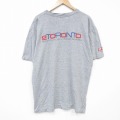 XL★古着 半袖 ビンテージ Tシャツ メンズ 00年代 00s NHL トロント クルーネック グレー 霜降り 25sep05 中古
