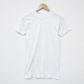 S★古着 ヘルスニット 半袖 ビンテージ Tシャツ メンズ 80年代 80s 無地 クルーネック USA製 白 ホワイト 霜降り 25sep05 中古