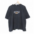 90s 半袖Tシャツ オーストラリア刺繍 ブラック XL | 古着