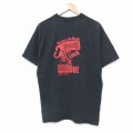 L★古着 フルーツオブザルーム 半袖 ビンテージ Tシャツ メンズ 00年代 00s カギ コットン クルーネック 黒 ブラック 25sep05 中古