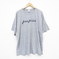 XL★古着 半袖 ビンテージ Tシャツ メンズ 00年代 00s エクストリーム 大きいサイズ クルーネック グレー 霜降り 25sep03 中古