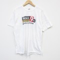 L★古着 半袖 ビンテージ Tシャツ メンズ 00年代 00s ニュースチャンネル コットン クルーネック 白 ホワイト 25sep03 中古
