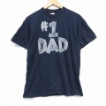 00s 半袖Tシャツ DAD ネイビー M | 古着