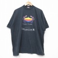 90s 半袖Tシャツ カニ グレー XL | 古着