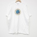 XL★古着 ヘインズ Hanes 半袖 ビンテージ Tシャツ メンズ 90年代 90s 飛行機 コットン クルーネック USA製 白 ホワイト 25sep08 中古