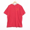 00s 半袖Tシャツ NAVAL レッド XL | 古着