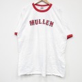 XL★古着 半袖 ビンテージ Tシャツ メンズ 00年代 00s ミュレン 大きいサイズ コットン クルーネック 白 ホワイト リンガー 25sep09 中古