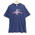 フルーツオブザルーム 00s 半袖Tシャツ サンフランシスコ ネイビー XL | 古着