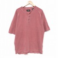 XL★古着 レッドヘッド 半袖 ビンテージ Tシャツ メンズ 00年代 00s 無地 大きいサイズ コットン ヘンリーネック エンジ 25sep10 中古