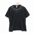 L★古着 半袖 ビンテージ Tシャツ メンズ 00年代 00s コットン クルーネック 黒 ブラック 25sep10 中古