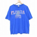 00s 半袖Tシャツ フロリダゲイターズプリント ブルー XL | 古着