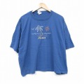 ジャージーズ 00s 半袖Tシャツ マウイ刺繍 ネイビー XL | 古着