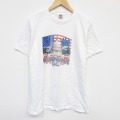 L★古着 フルーツオブザルーム 半袖 ビンテージ Tシャツ メンズ 00年代 00s ワシントンDC コットン クルーネック 白 ホワイト 25sep11 中古