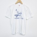 L★古着 ジャージーズ 半袖 ビンテージ Tシャツ メンズ 80年代 80s Touch クルーネック USA製 白 ホワイト 25sep11 中古