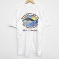 XL★古着 ヘインズ Hanes 半袖 ビンテージ Tシャツ メンズ 00年代 00s マグロ クルーネック 白 ホワイト 25sep11 中古