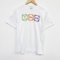 M★古着 ヘインズ Hanes 半袖 ビンテージ Tシャツ メンズ 00年代 00s スリープ コットン クルーネック 白 ホワイト 25sep11 中古