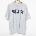 XL★古着 ジャージーズ 半袖 ビンテージ Tシャツ メンズ 00年代 00s ニュージャーズ 大きいサイズ クルーネック グレー 霜降り 25sep11 中古