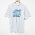XL★古着 フルーツオブザルーム 半袖 ビンテージ Tシャツ メンズ 90年代 90s メモリアル クルーネック 薄グレー 霜降り 25sep12 中古