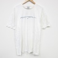 XL★古着 ナイキ NIKE 半袖 ビンテージ Tシャツ メンズ 00年代 00s フットボール 大きいサイズ コットン クルーネック 白 ホワイト 【spe】 25sep12 中古