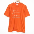 L★古着 半袖 ビンテージ Tシャツ メンズ 80年代 80s ヨット クルーネック USA製 濃オレンジ 【spe】 25sep12 中古
