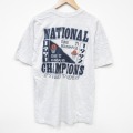 XL★古着 半袖 ビンテージ Tシャツ メンズ 90年代 90s バスケットボール コットン クルーネック USA製 薄グレー 霜降り 25sep12 中古