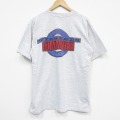 XL★古着 半袖 ビンテージ Tシャツ メンズ 90年代 90s ギャランティー コットン クルーネック USA製 薄グレー 霜降り 【spe】 25sep13 中古