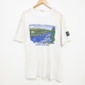 90s 半袖Tシャツ 釣り ホワイト XL | 古着
