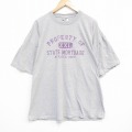 XL★古着 ジャージーズ 半袖 ビンテージ Tシャツ メンズ 00年代 00s MORTGAGE 大きいサイズ クルーネック グレー 霜降り 25sep16 中古