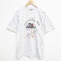 XL★古着 ヘインズ Hanes 半袖 ビンテージ Tシャツ メンズ 00年代 00s ライトハウス コットン クルーネック 薄グレー 霜降り 25sep16 中古
