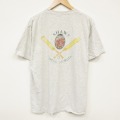 XL★古着 All Sport 半袖 ビンテージ Tシャツ メンズ 90年代 90s SHAWS コットン クルーネック USA製 薄グレー 霜降り 25sep16 中古