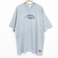 【20%OFF】XL★古着 ウィルソン 半袖 ビンテージ Tシャツ メンズ 90年代 90s ビッグロゴ 大きいサイズ クルーネック USA製 グレー他 25sep17 中古
