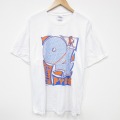XL★古着 ヘインズ Hanes 半袖 ビンテージ Tシャツ メンズ 00年代 00s PYMS 大きいサイズ クルーネック 白 ホワイト 25sep17 中古