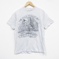 90s 半袖Tシャツ 鳥 グレー M | 古着