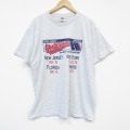 XL★古着 フルーツオブザルーム 半袖 ビンテージ Tシャツ メンズ 00年代 00s リトルリーグ クルーネック 薄グレー 霜降り 25sep18 中古