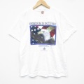 L★古着 フルーツオブザルーム 半袖 ビンテージ Tシャツ メンズ 00年代 00s 鳥 コットン クルーネック 白 ホワイト 25sep18 中古