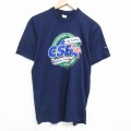 90s 半袖Tシャツ CSEA ネイビー M | 古着