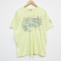 XL★古着 NORTHERN REFLECTIONS 半袖 ビンテージ Tシャツ メンズ 00年代 00s ゴルフ クルーネック 薄黄 イエロー 25sep19 中古