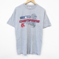 【20%OFF】L★古着 半袖 ビンテージ Tシャツ メンズ 00年代 00s MLB ボストンレッドソックス クルーネック グレー 霜降り メジャーリーグ ベースボール 野球 25sep24 中古