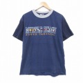 L★古着 半袖 ビンテージ Tシャツ メンズ 90年代 90s サウスカロライナ コットン クルーネック USA製 紺 ネイビー 25sep24 中古