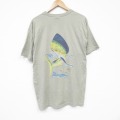 L★古着 ヘインズ Hanes 半袖 ビンテージ Tシャツ メンズ 00年代 00s 魚 クルーネック 薄緑 グリーン 25sep24 中古