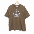 00s 半袖Tシャツ ロックンロール ブラウン XL | 古着