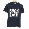 S★古着 フルーツオブザルーム 半袖 ビンテージ Tシャツ メンズ 00年代 00s ROCK クルーネック 黒 ブラック 25sep26 中古