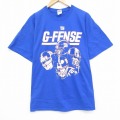 【20%OFF】XL★古着 半袖 ビンテージ Tシャツ メンズ 00年代 00s NFL ニューヨークジャイアンツ コットン クルーネック 青 ブルー アメフト スーパーボウル 25sep25 中古