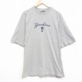 【20%OFF】XL★古着 リー Lee 半袖 ビンテージ Tシャツ メンズ 00年代 00s MLB ニューヨークヤンキース 刺繍 クルーネック グレー 霜降り メジャーリーグ ベースボール 野球 25sep25 中古
